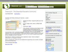 Tablet Screenshot of greenroom.greenfoot.org