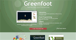 Desktop Screenshot of greenfoot.org